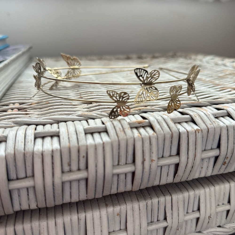 Gold Layered Butterfly Headband